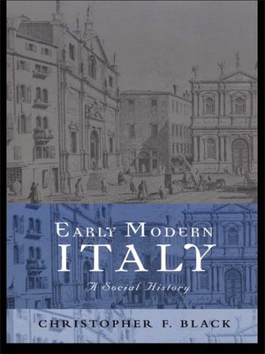 cover image of Early Modern Italy